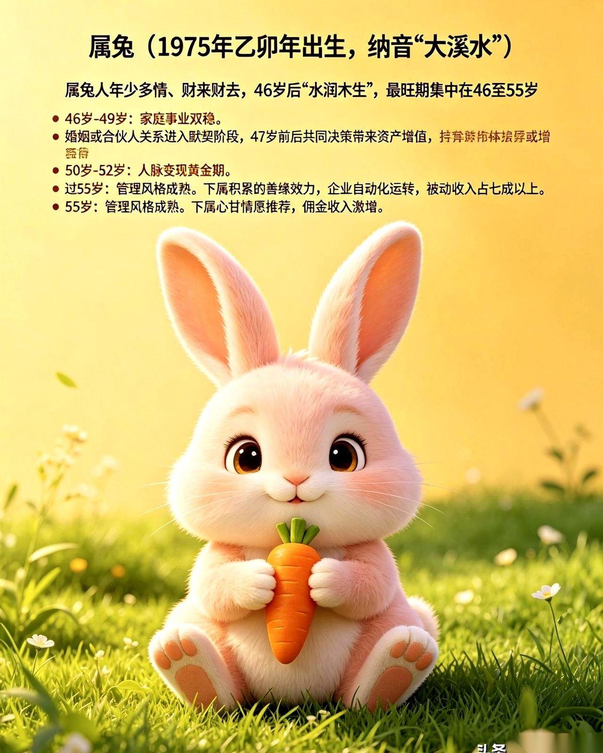 有人说，75年的“水兔”，前半辈子活得像个笑话。钱刚到手，还没捂热就没了。身边