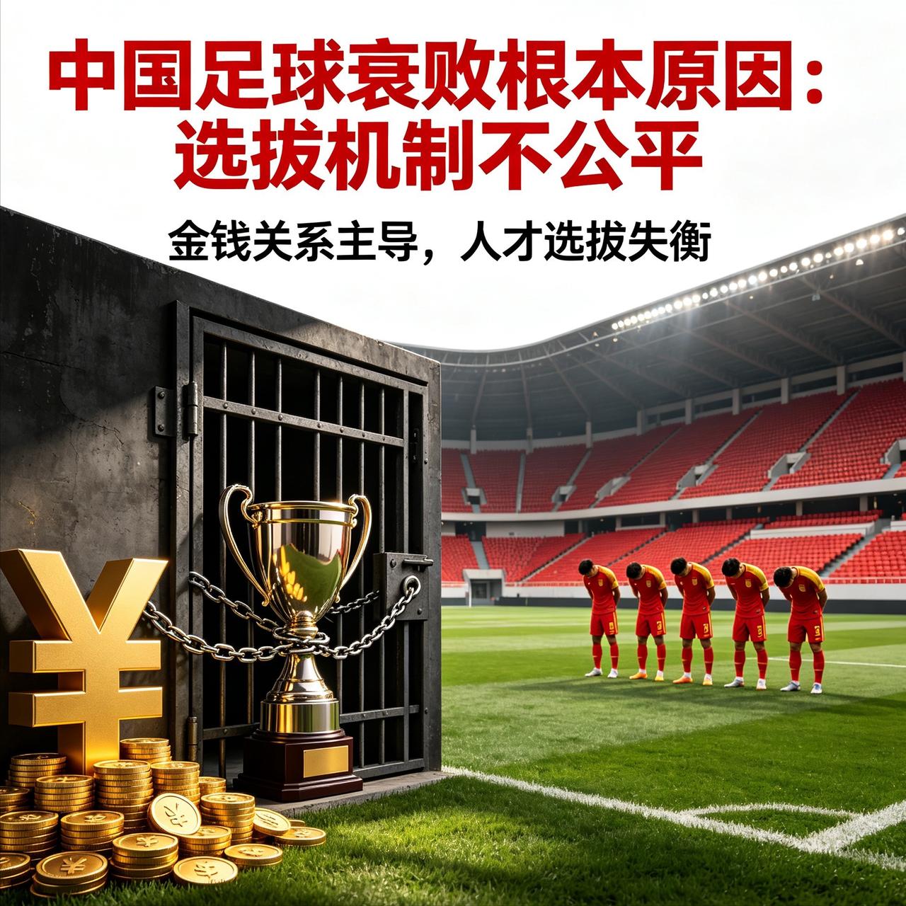 别再被骗了！中国足球衰败的根本，从来不是天赋和努力，是彻底的不公平天赋埋没、