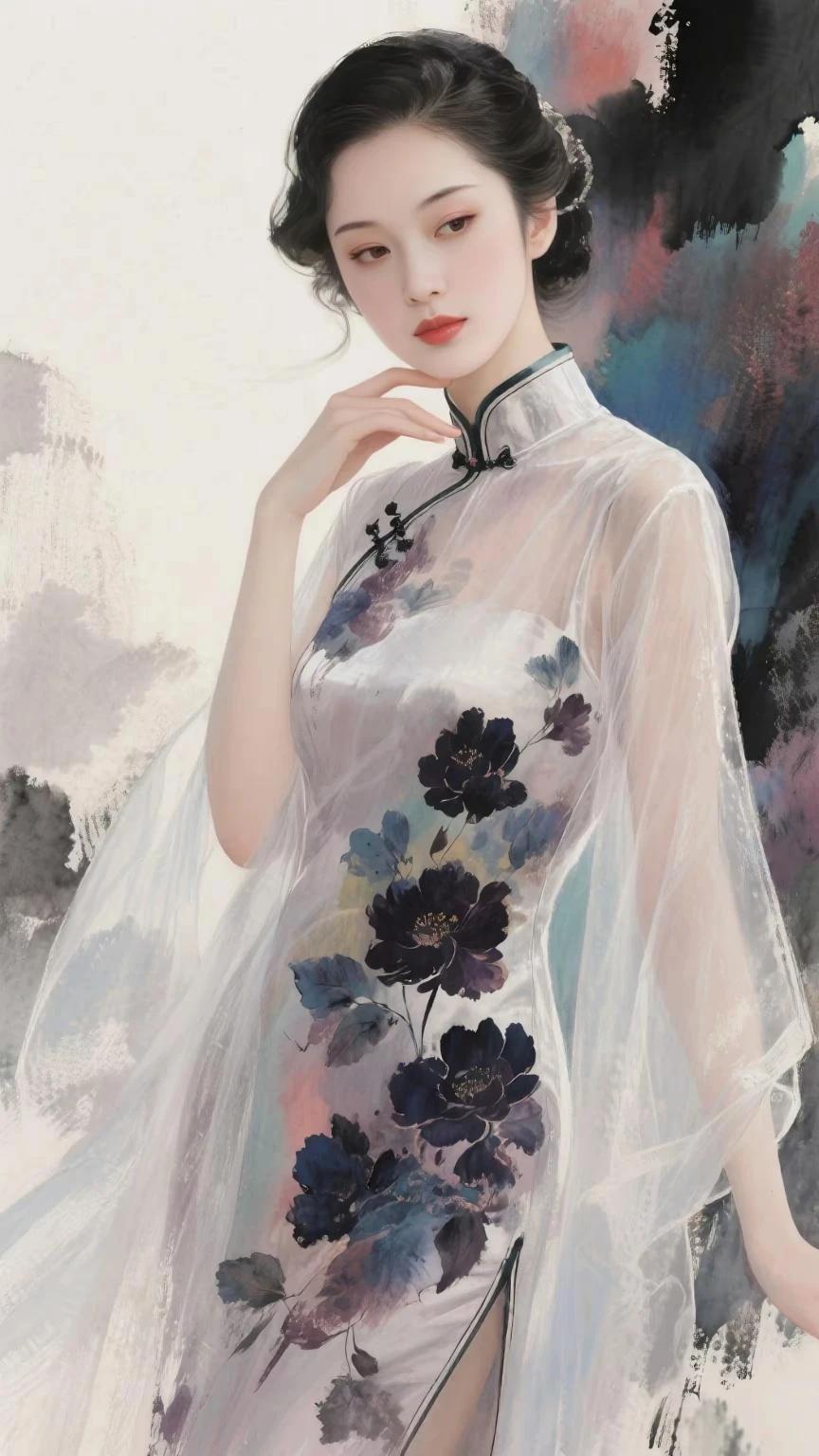 中国旗袍，百年传承。国风古韵，推陈出新。旗袍之美，美在修身。美在气质，美在