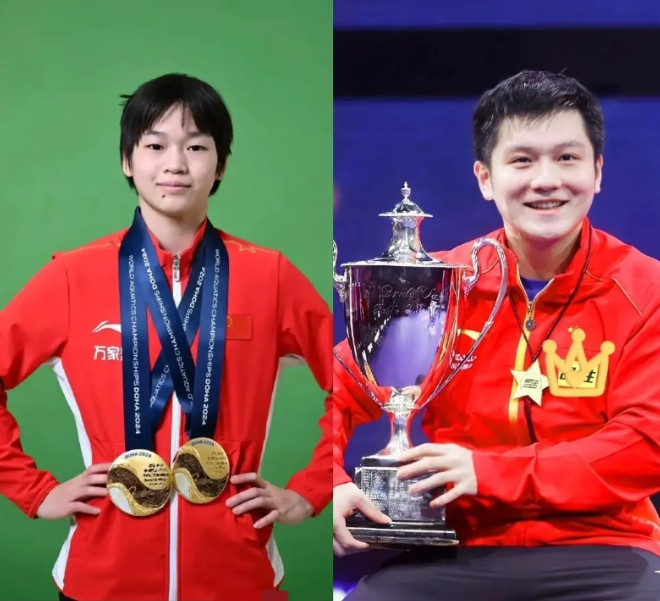 全红婵和樊振东这两人的背景不查不知道，一查才发现他俩除了能吃苦，居然还有