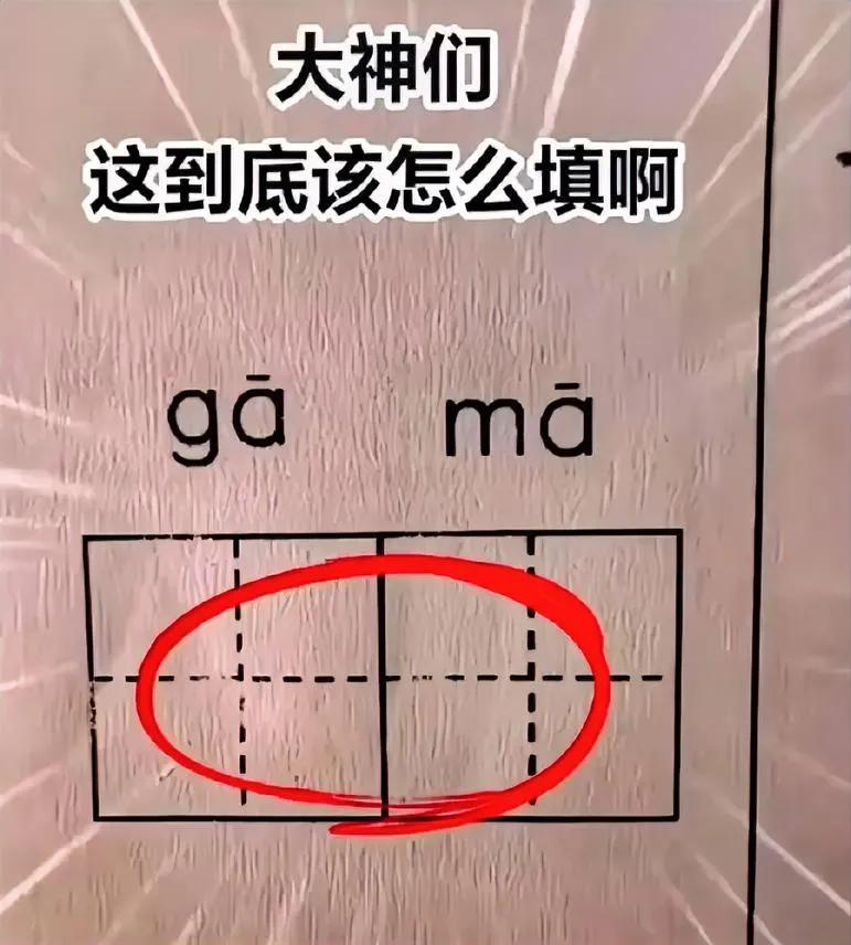 大神们，这个词语到底应该怎么填