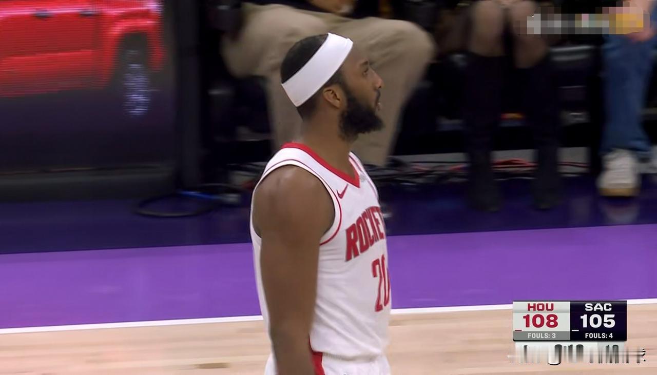 火箭悍将奥科吉真是让人忍无可忍了！在今天火箭客场以124：125不敌国王的比赛中