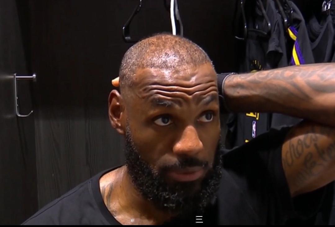 詹姆斯：本赛季我们有时能跟上高能量对手的强度，有时则不能NBA常规赛，洛杉矶湖人