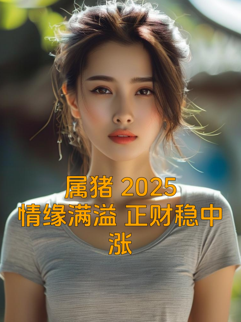 属猪2025：情缘满溢，正财稳中涨