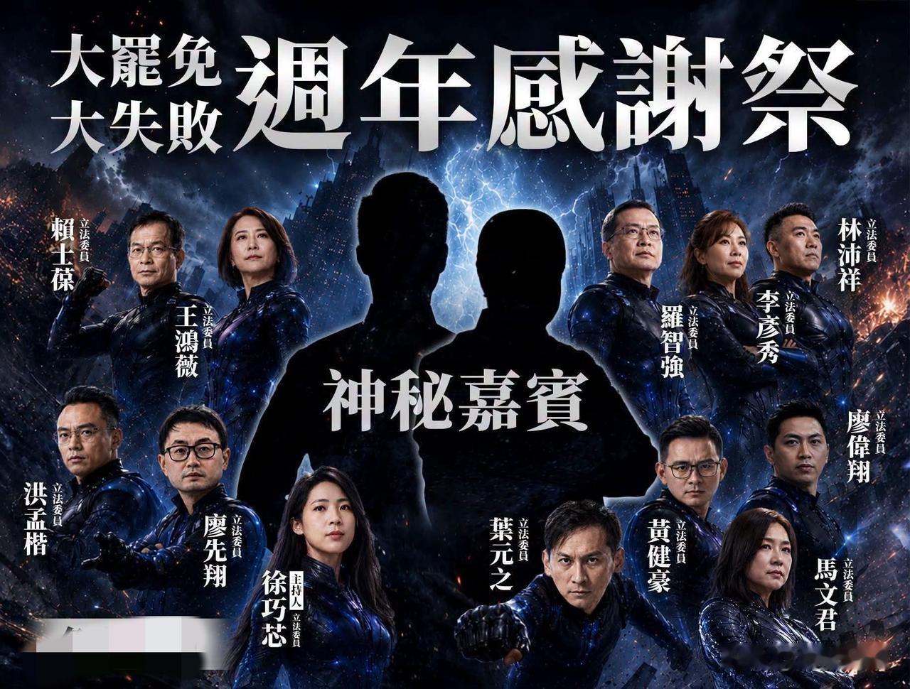 7月26日，国民党立委大型活动登场，大罢免大失败周年感谢祭将在台北议会举行，众星