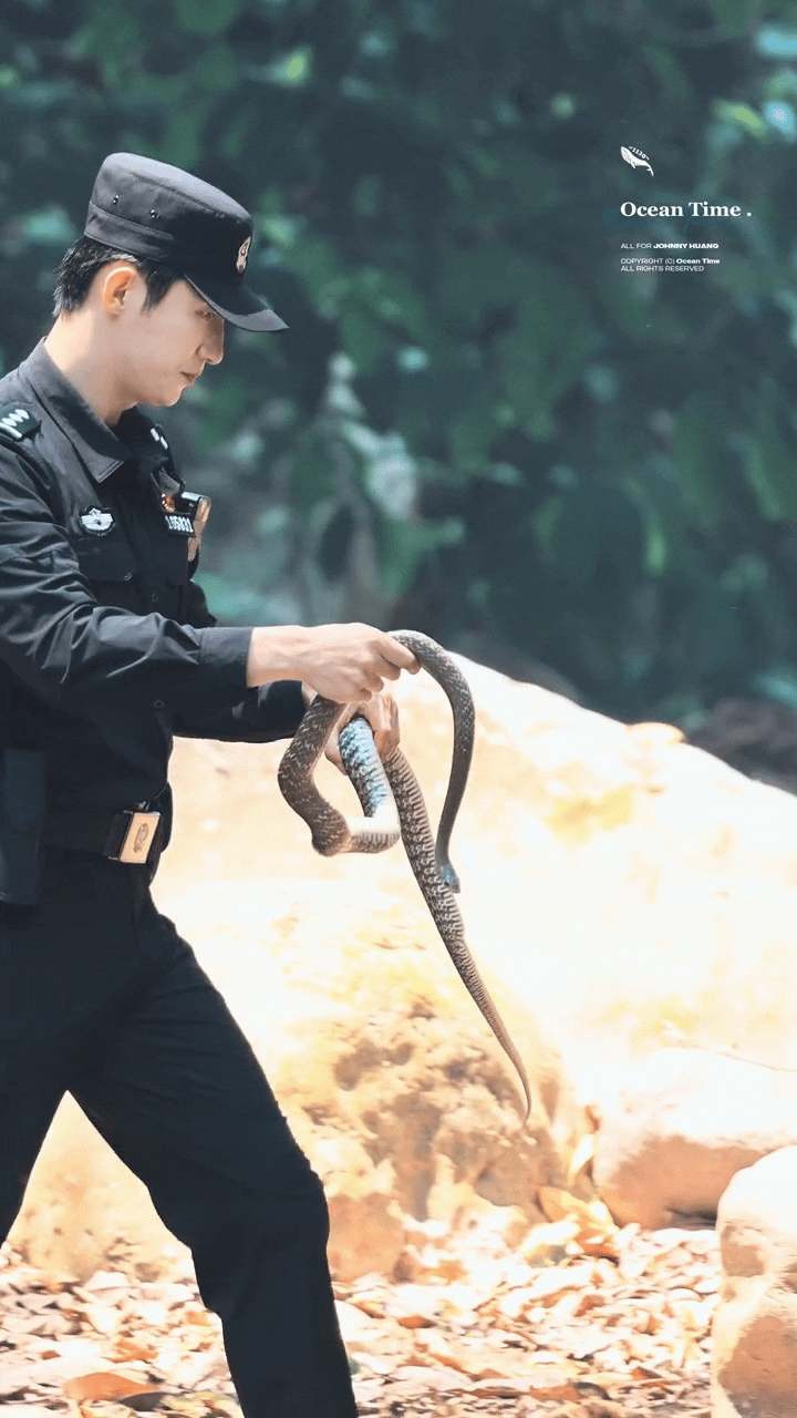 黄景瑜大战黑狗熊路透徒手抓蛇的实力斗个熊好像也绰绰有余但是准时有点吓人了吓的不是