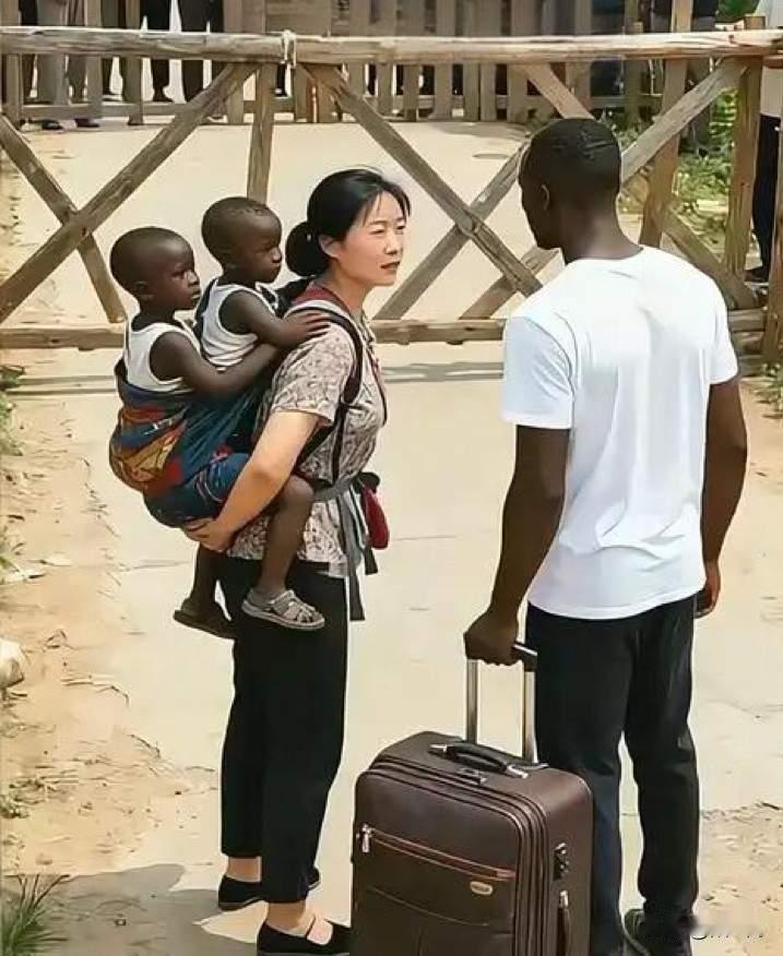 广东有一女子嫁给了黑人，婚后8年从未与父母联系过。突然有一天，她带着丈夫回家