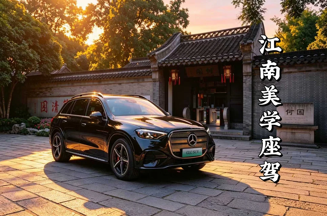 落日大片📸奔驰纯电GLC