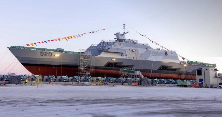 沙特阿拉伯首艘多任务水面作战护卫舰“国王沙特”号于2025年12月在威斯康星州的