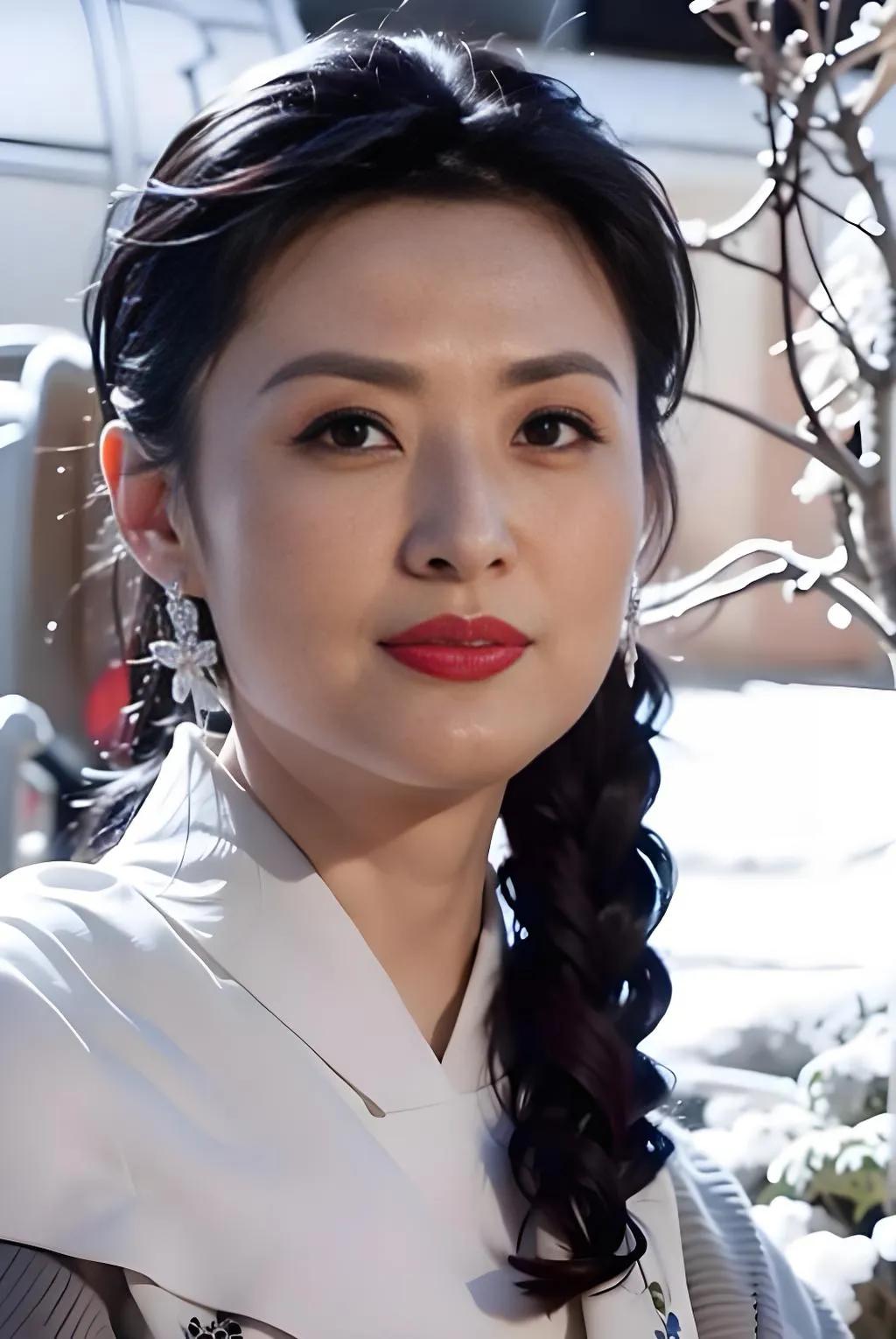 谁能拒绝气质温润从容的周涛。褪去舞台上的严肃庄重，私下的她格外有韵味。一颦一