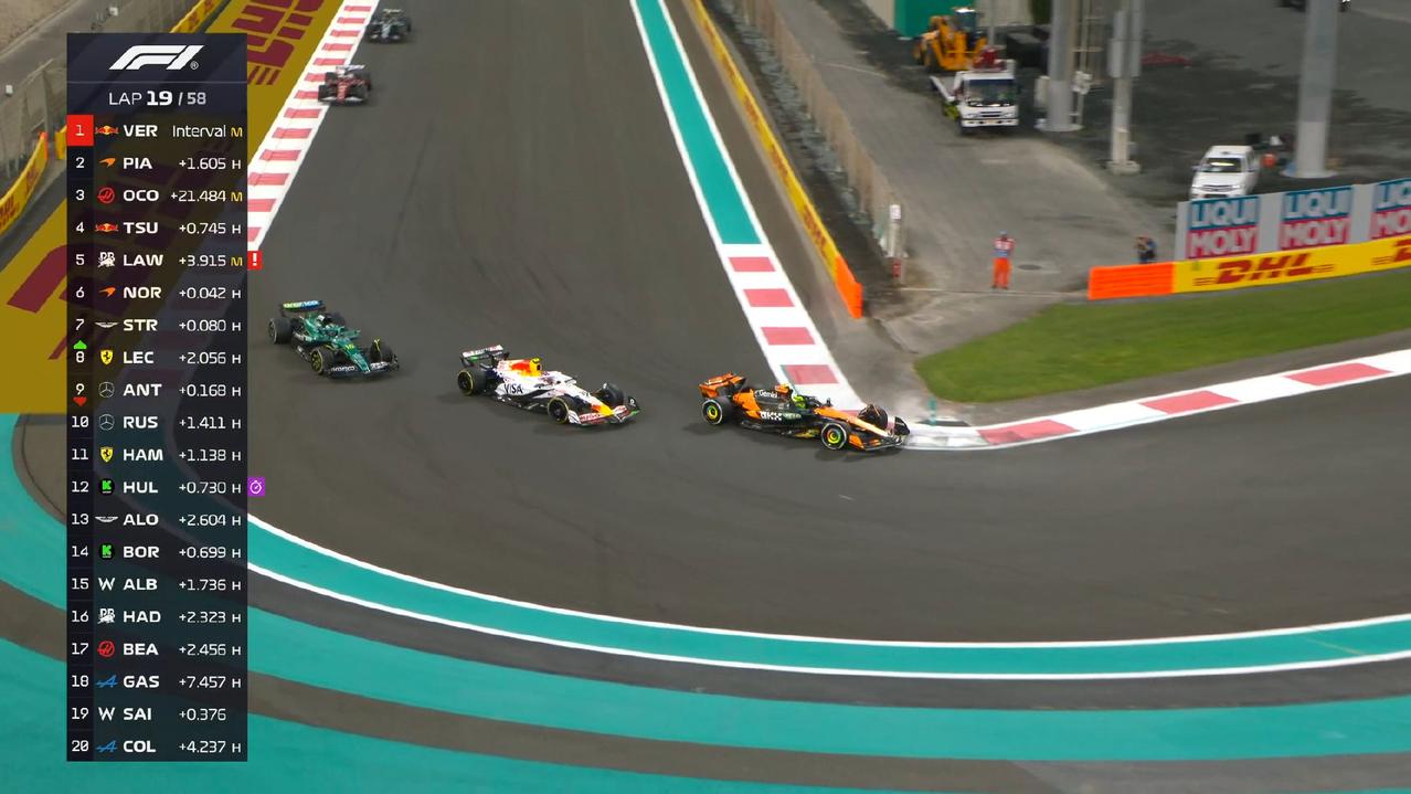 好消息就是诺里斯完成一停后，砍瓜切菜超越了没有换胎的车手。尽管迈凯伦把诺里斯放