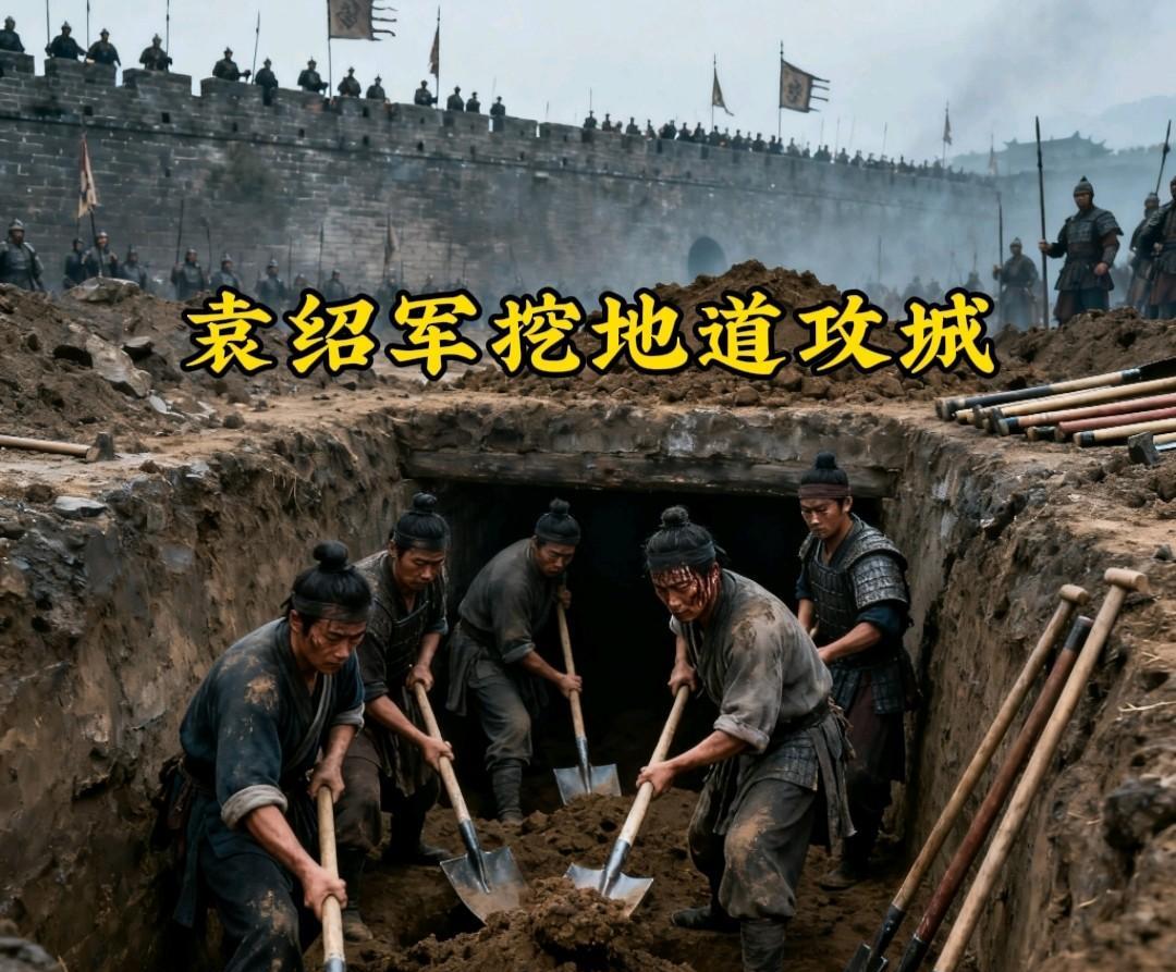 奇怪！《三国演义》中袁绍攻公孙瓒采用了地道战。我就奇怪了！挖地道入城还有可能，他