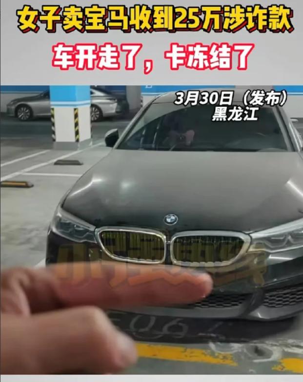 “新骗局”黑龙江，女子把一辆宝马530挂到网上出售，一男子主动联系她说要