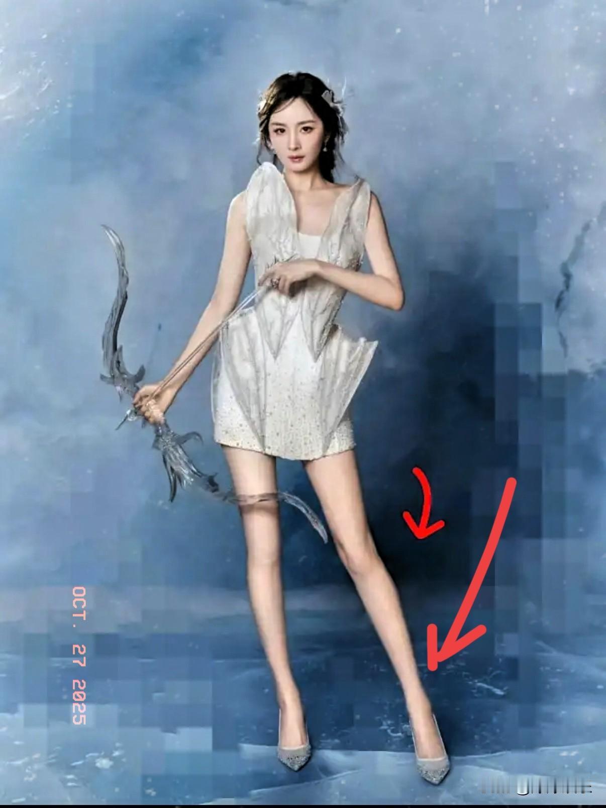 一夜之间,喜欢杨幂的人都沉默了,不是她出了啥问题,是这姐为了美,冻得腿发青