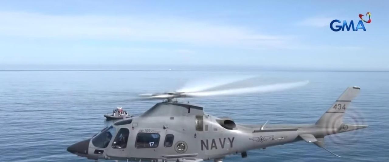 菲律宾挑衅升级，AW-109直升机叫嚣飞越了黄岩岛！当地时间2026年6月22日