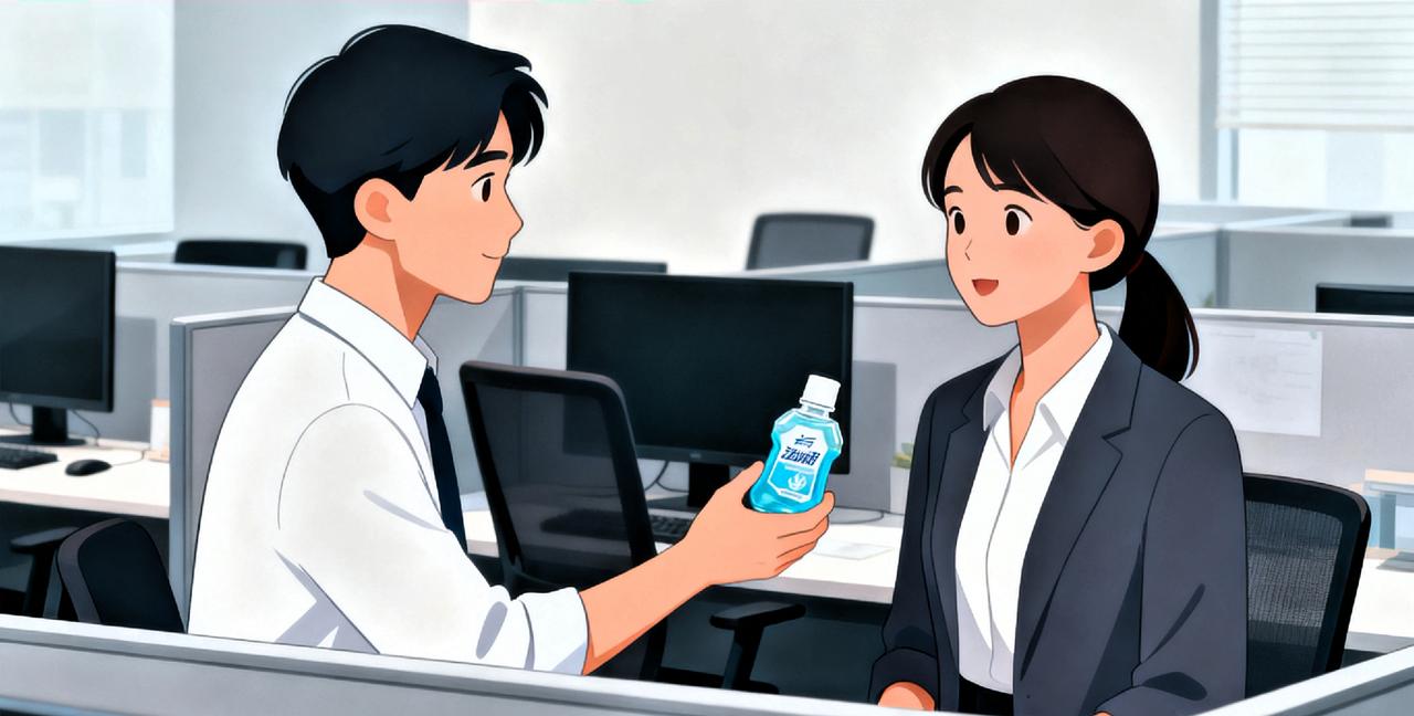 职场里遇到邻桌同事有口臭，真的是说不出口的为难！我邻桌那位同事，口气确实挺明