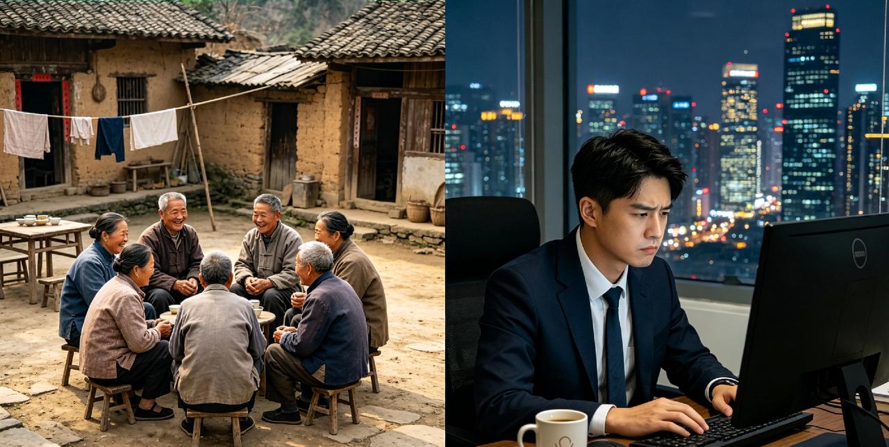 以前没钱却很快乐，现在不愁吃喝，为啥压力反而大到让人猝死？经常和身边人感慨