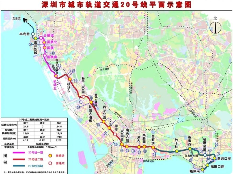 关于深圳地铁20号线二期的最新进展，以下是综合整理的信息：1.**航城大
