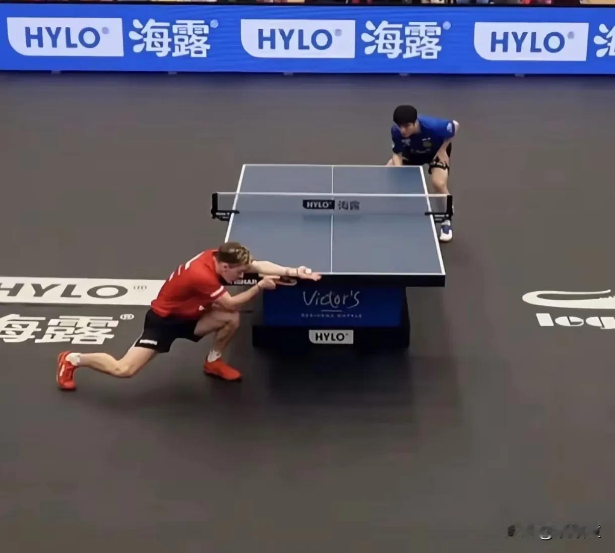 笑死了！“求婚时发球”，球迷们因为看到樊振东在德甲对手的发球，想到这样一个词！