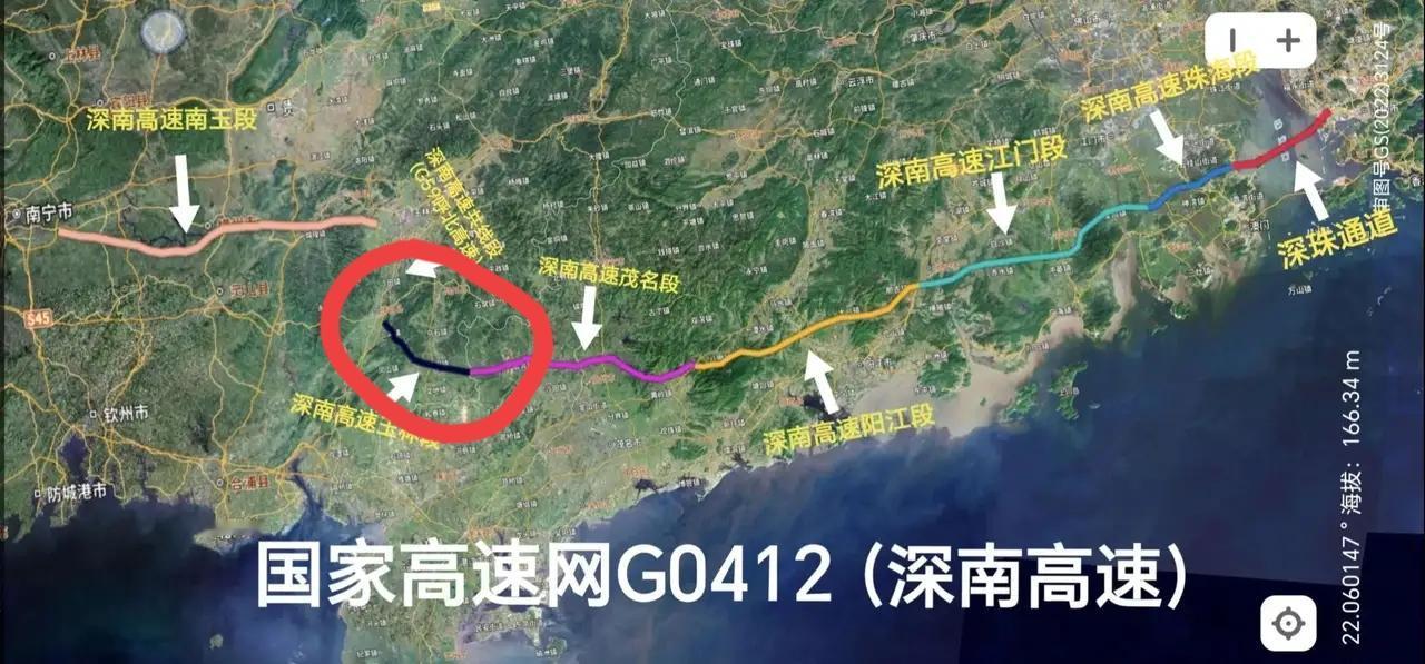 有意思！有意思！这位网友发布的深南高速示意图，着实有意思！广东境内的深珠通道