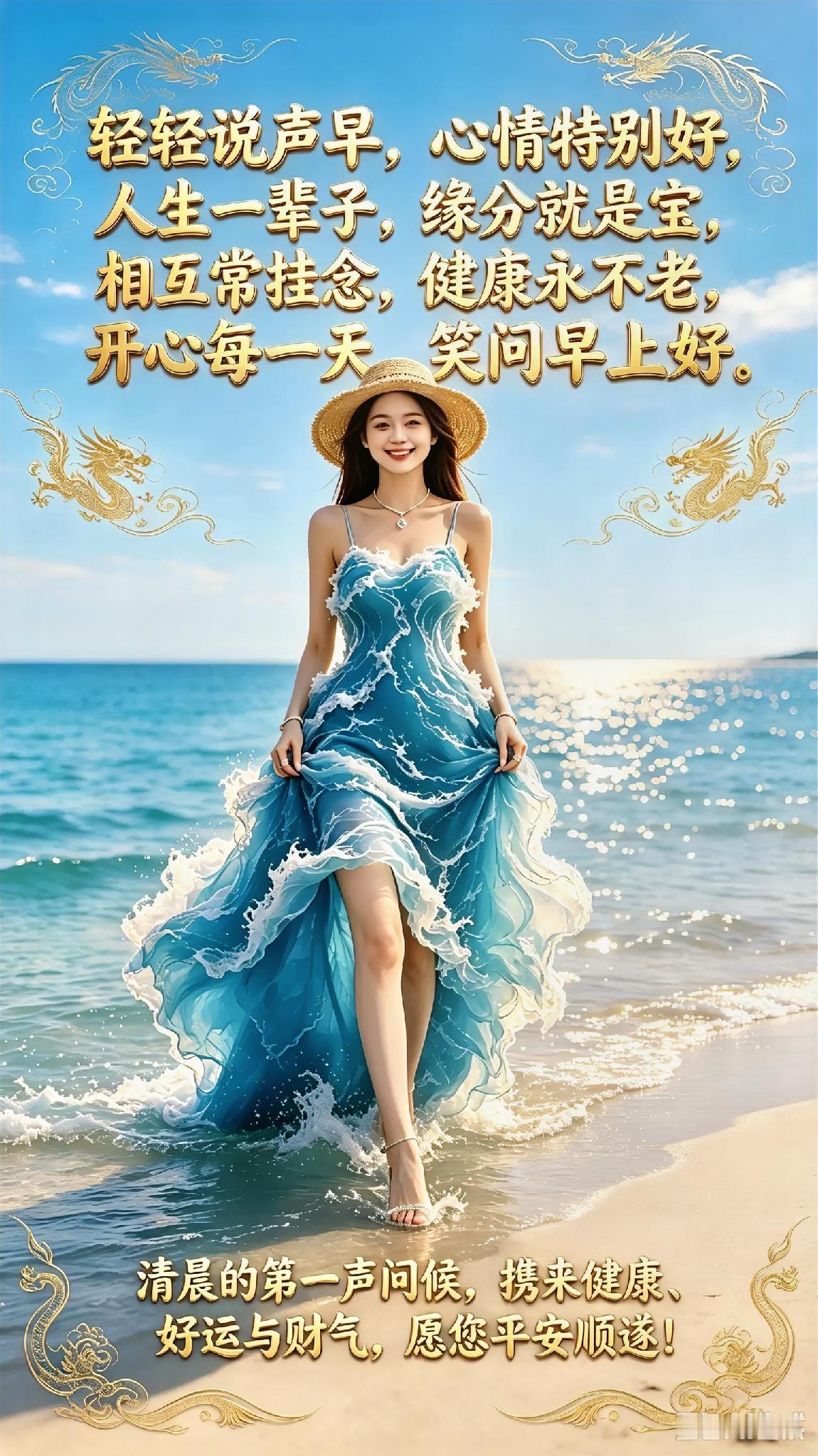早上好，亲爱的友友们！人生有缘常挂怀，清晨问候如相见。愿你新的一天，