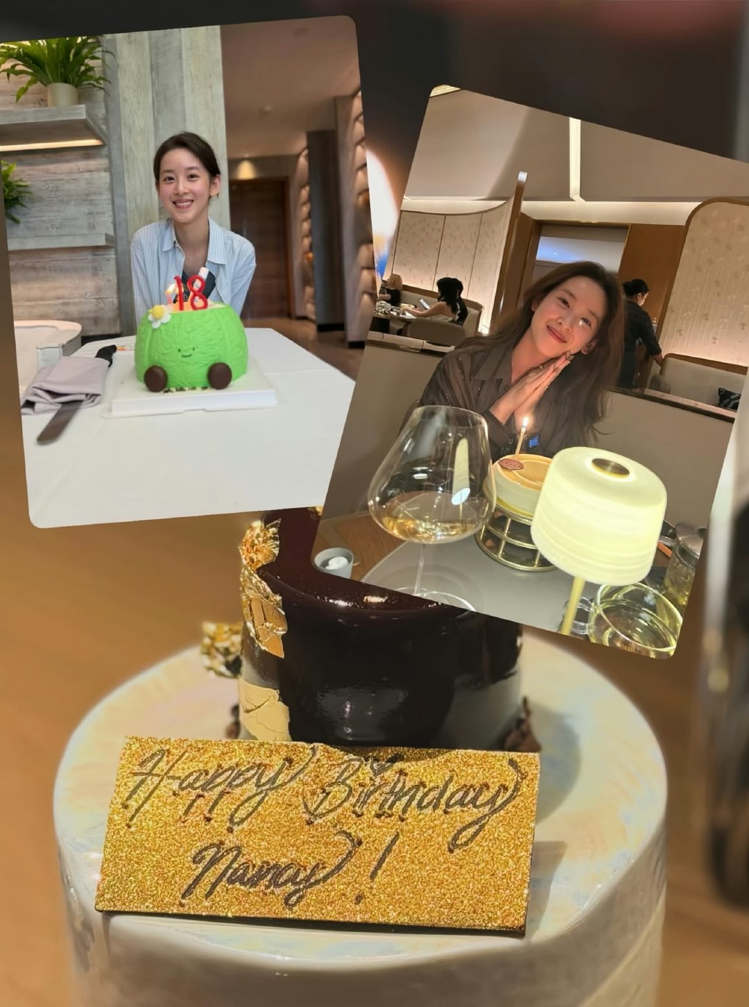 章泽天32岁生日晒照！章泽天晒32岁庆生照，并配文:“谢谢大家的祝福～简简单单最