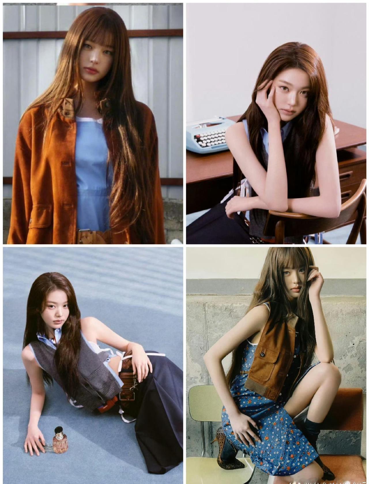 miumiu给赵今麦拍的真的一言难尽……明明给韩国女星拍的还挺好看的张元英拍