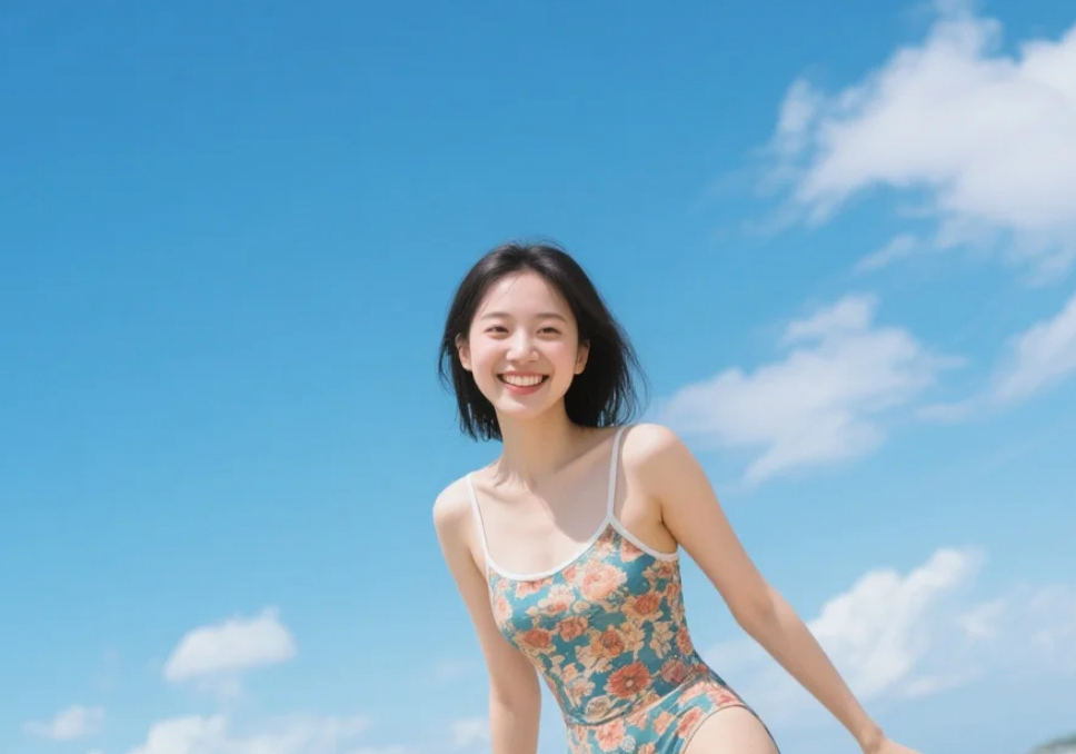 夏天、大海、还有我，缺一个你！