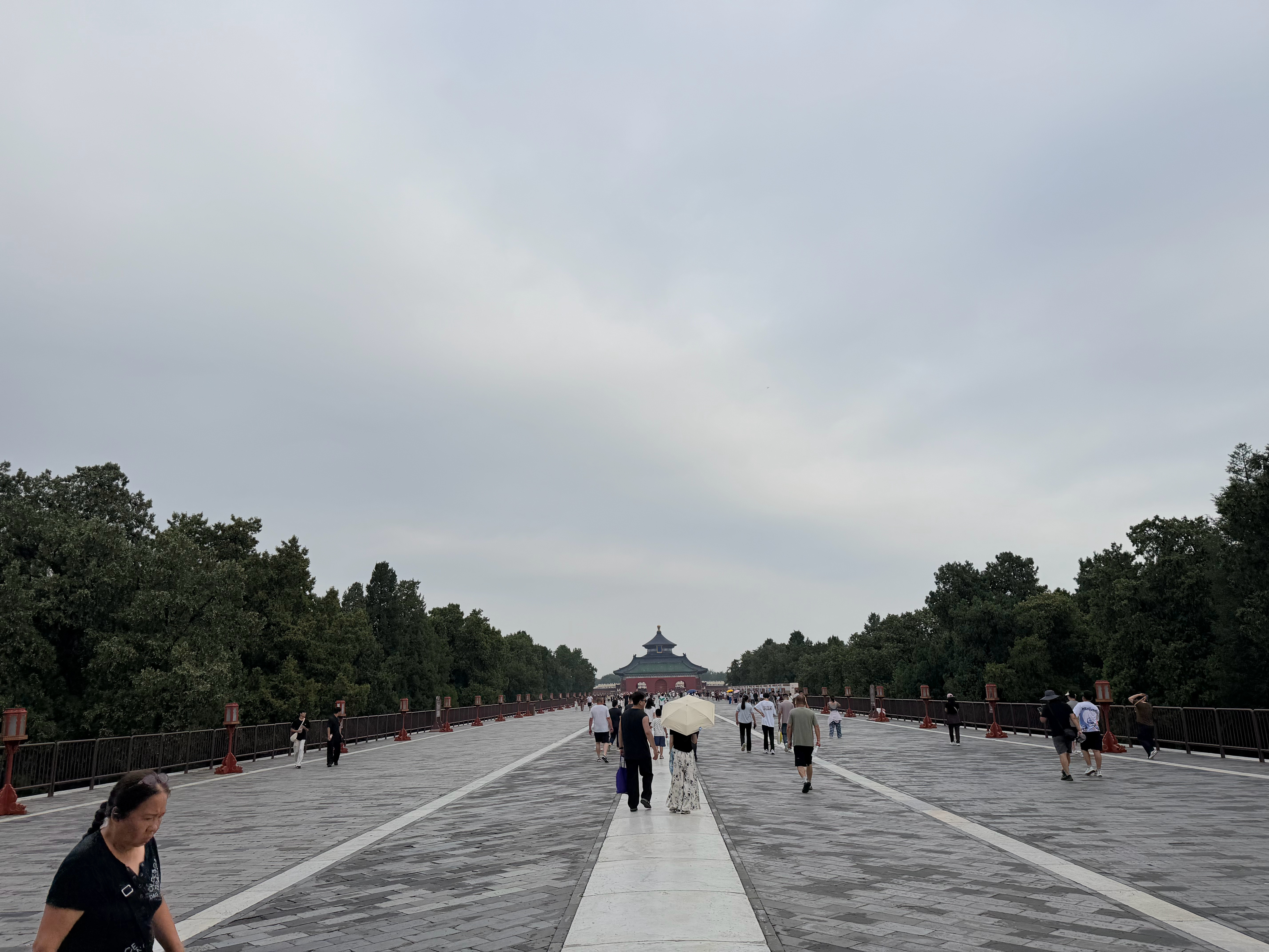 天坛，祈年殿。天热，浑身汗。北京·天坛公园-祈年殿