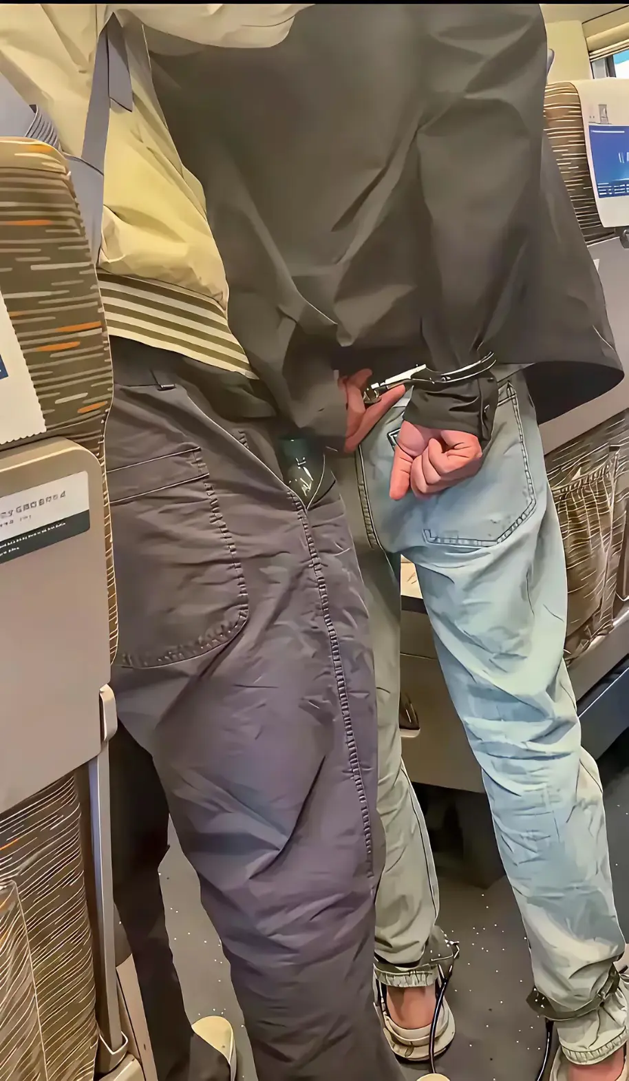 高铁上看到的，这不是在拍电影吧？？