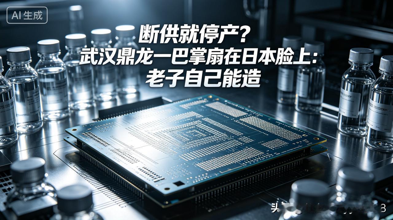 断供就停产？武汉鼎龙一巴掌扇在日本脸上：老子自己能造很多人不知道，芯片制造