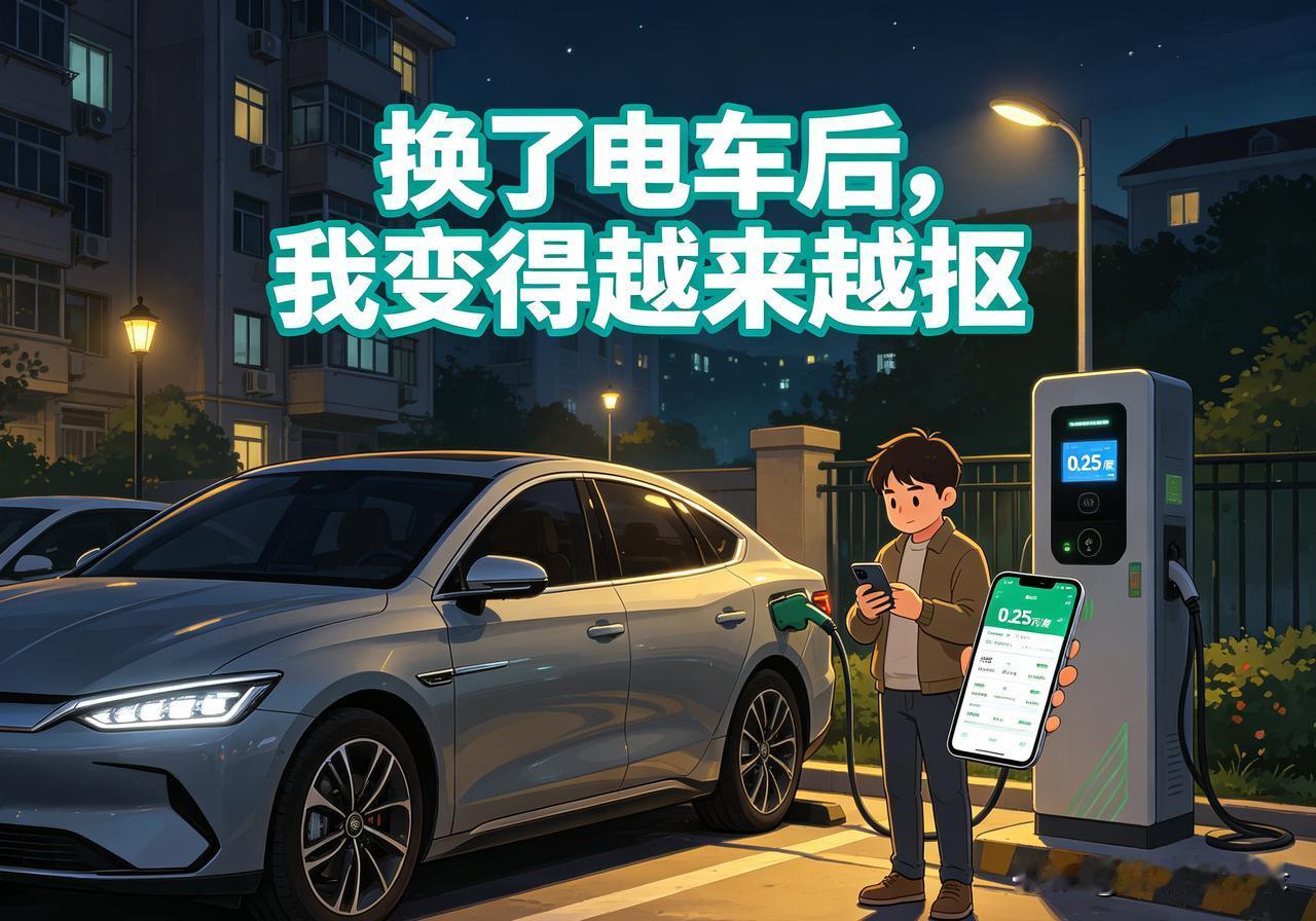 换了比亚迪电车后，人直接变抠门！开过油车的都懂这种反差有没有人和我一样？开