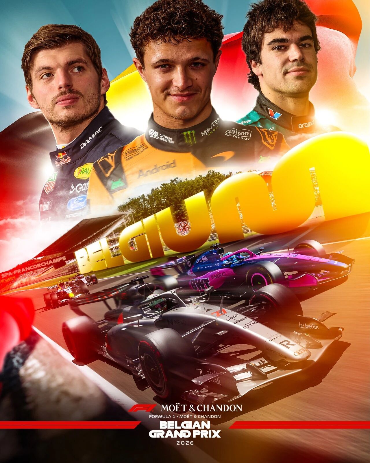 F12026F1比利时大奖赛2026年F1赛季F1比利时大奖赛（7.17–7.
