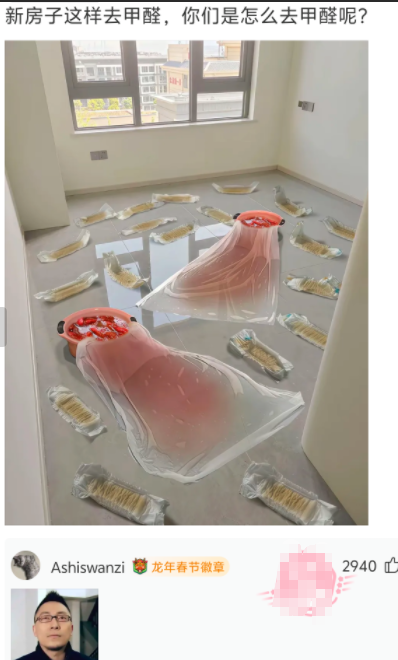 第一次见这种去甲醛