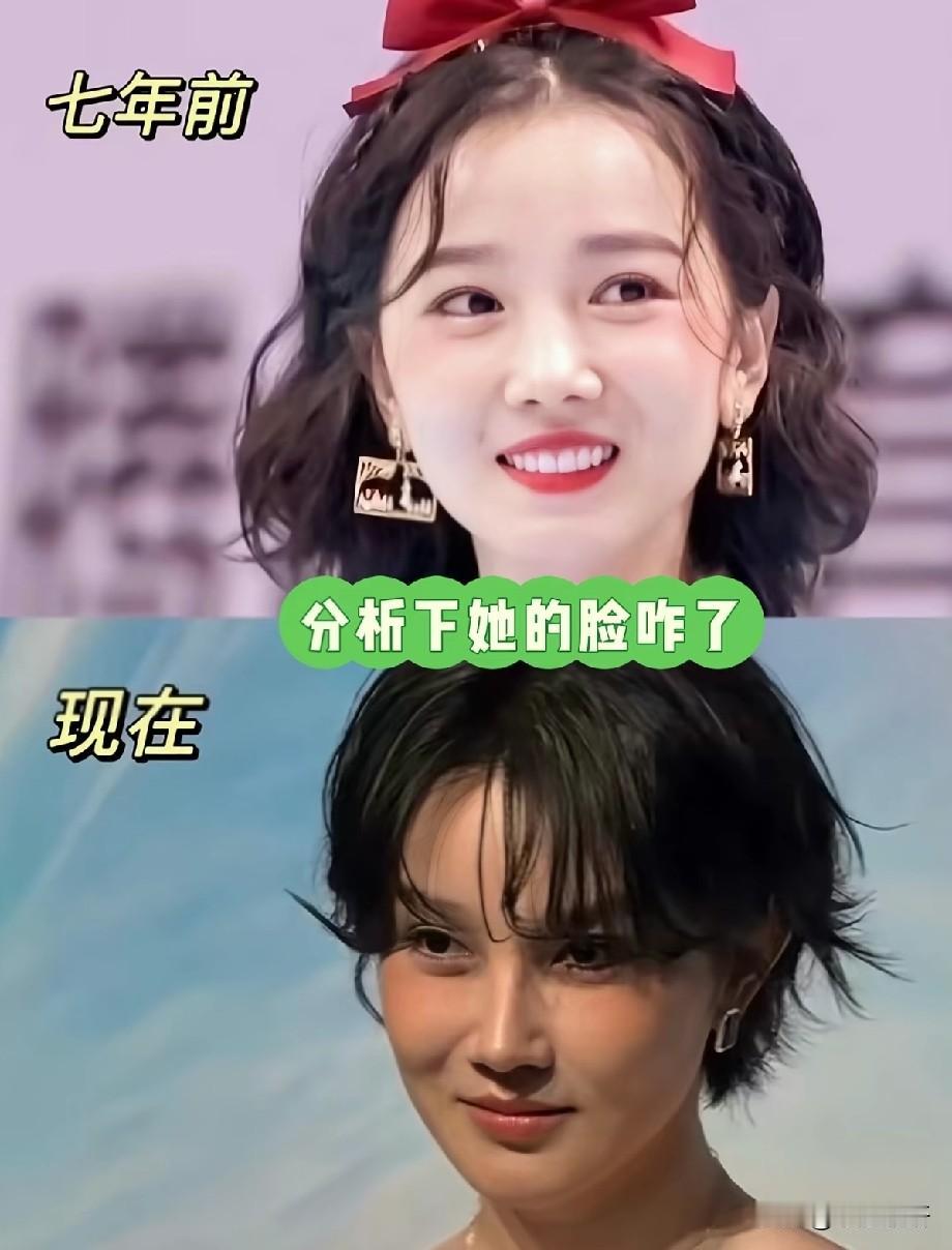 陈小纭新旧照片对比引热议！五官单看精致，组合起来却少了往日灵气近日，陈小纭