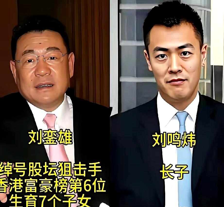香港富商刘銮雄历经几段感情，共育有七个子女。同一个爹生出来的娃，有的跟着亲妈远
