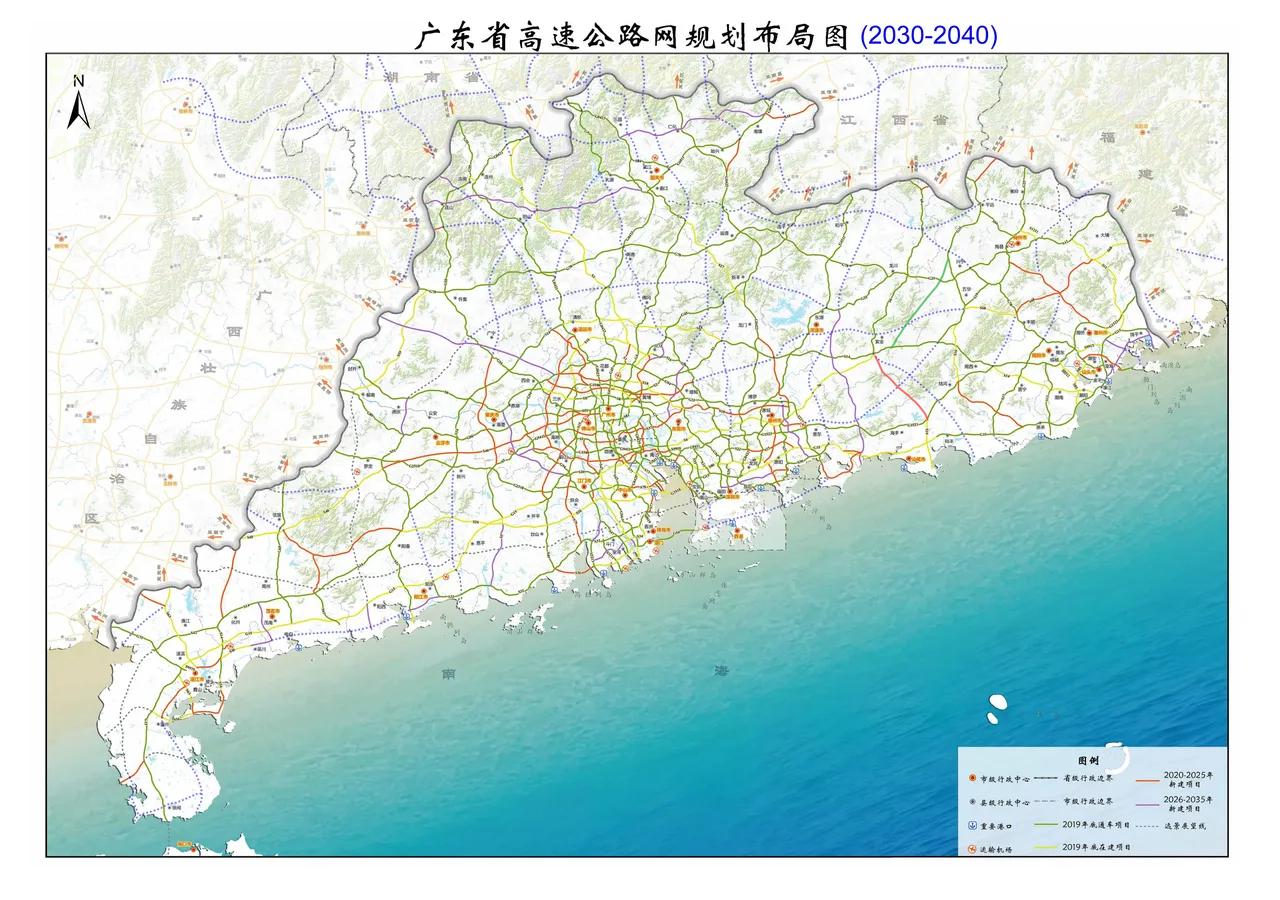 建议广东省规划新增图中兴宁至紫金的高速公路（图中绿色线路）来缓解龙紫高速和兴华高