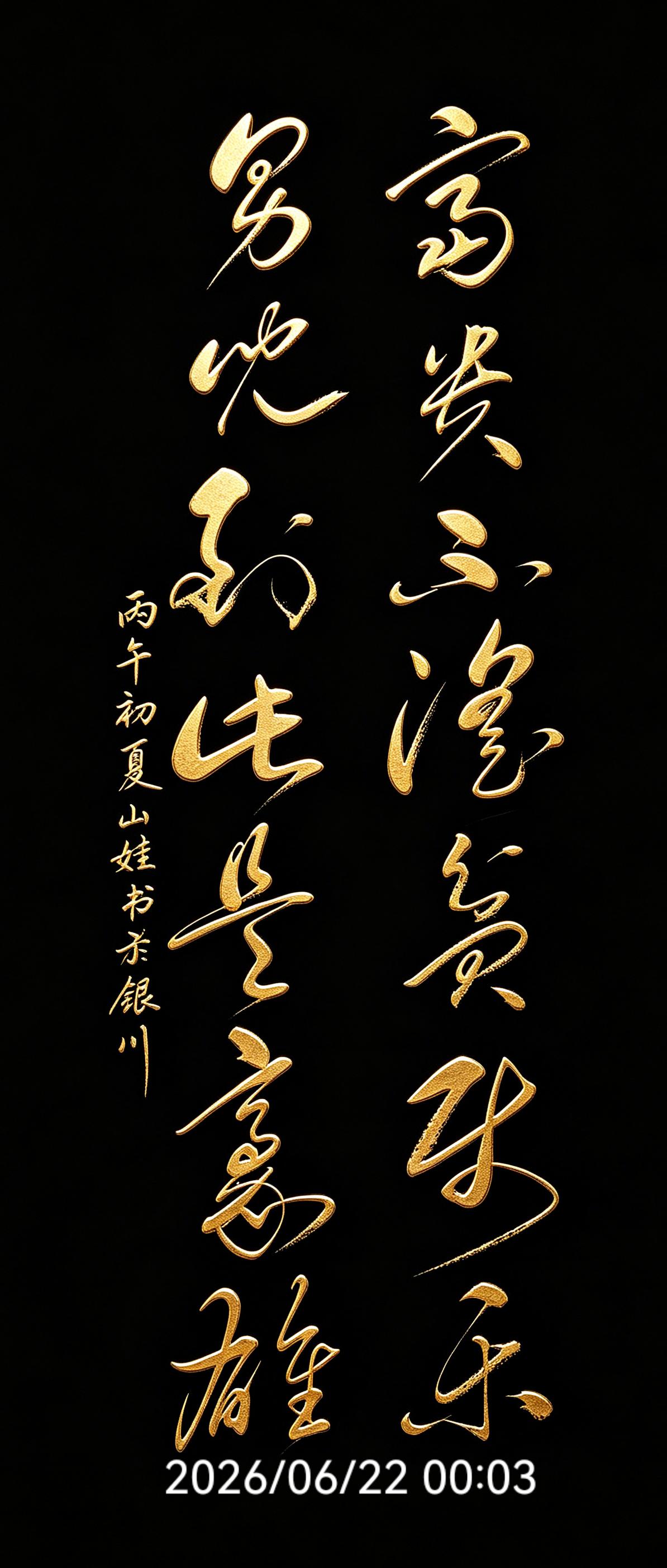 这幅草书越看越有力量，千古修身金句看完瞬间清醒！这句诗不只是简单的励志句子，是