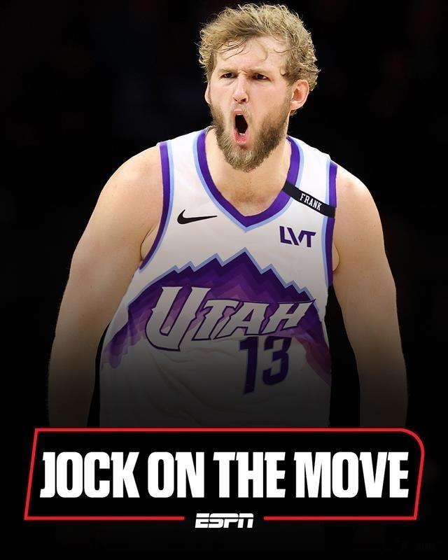 兰代尔也随3J交易到犹他爵士，不意外会再找下家他今年是底薪，出战45场（25场首