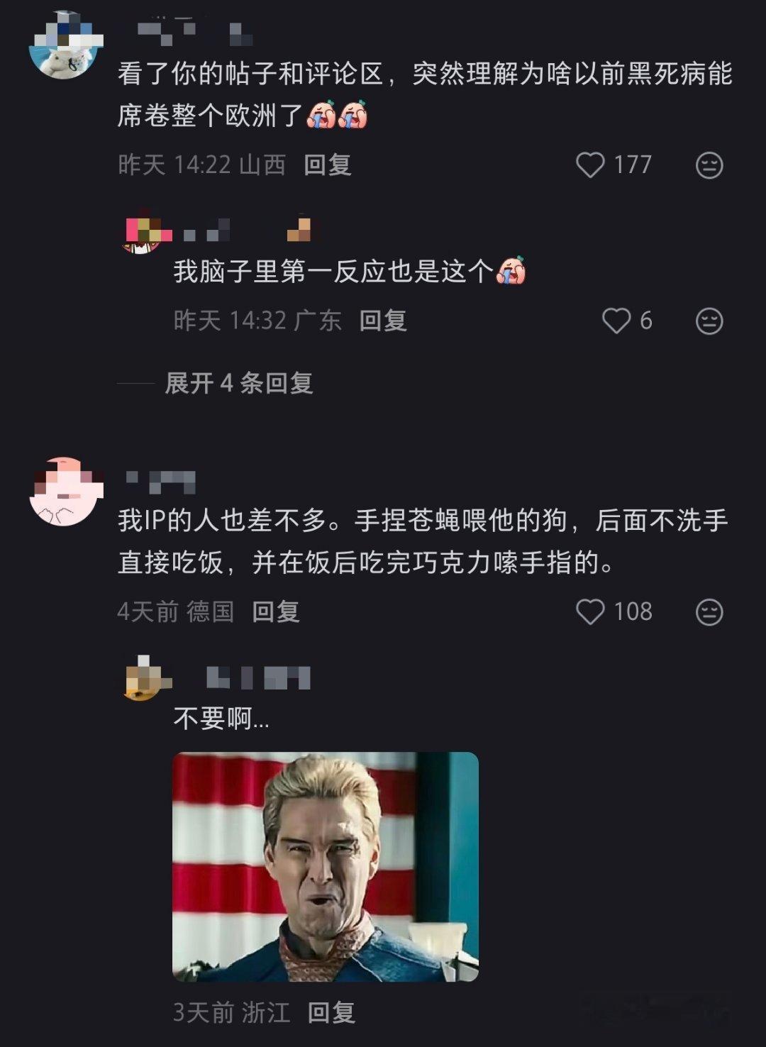 老外对苍蝇的接纳度还挺高的……