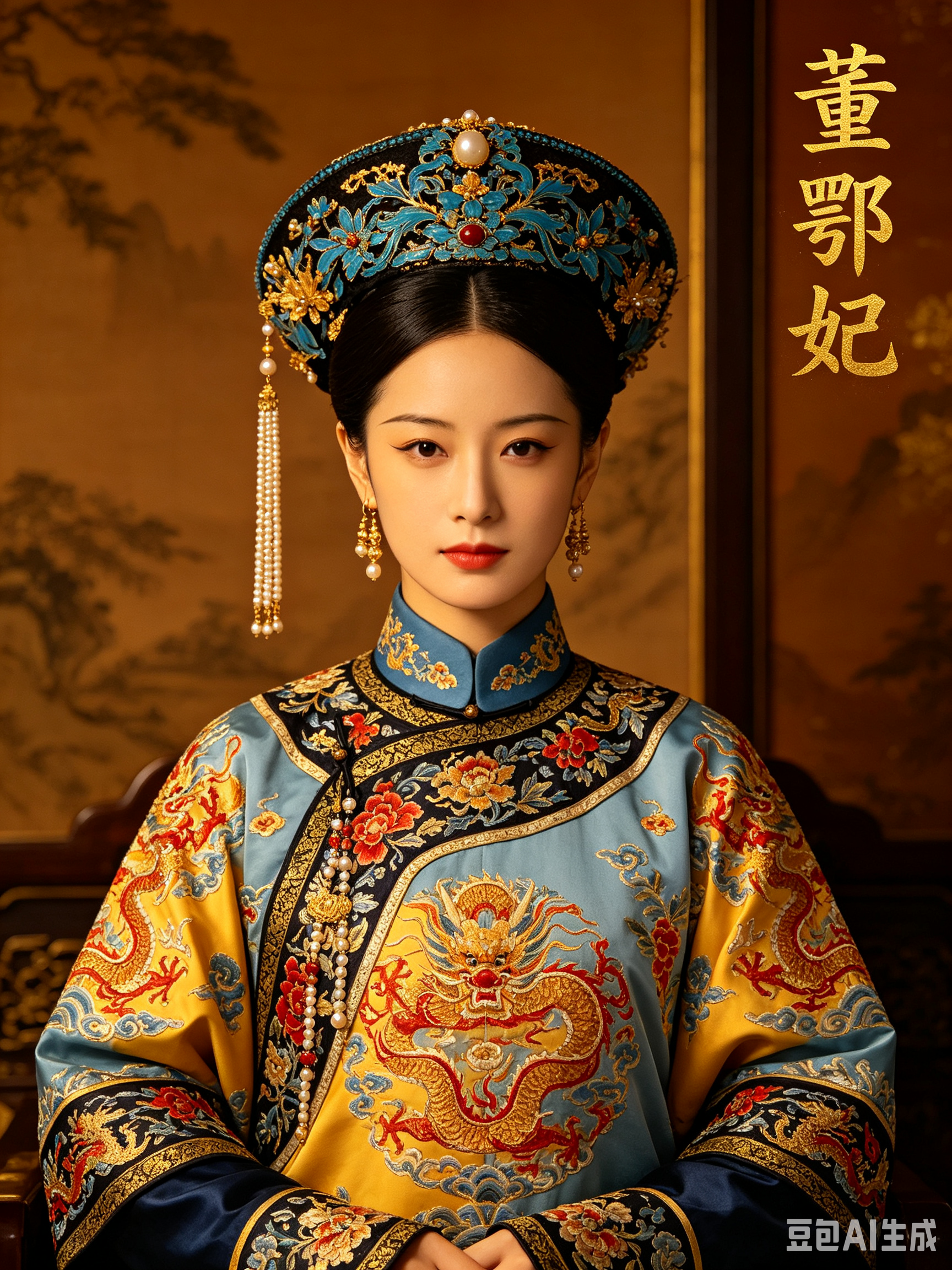 清朝：董鄂妃董鄂妃，全称孝献皇后，是清朝顺治皇帝一生最宠爱的女人。她的一生虽然短暂，却充满传奇色彩。