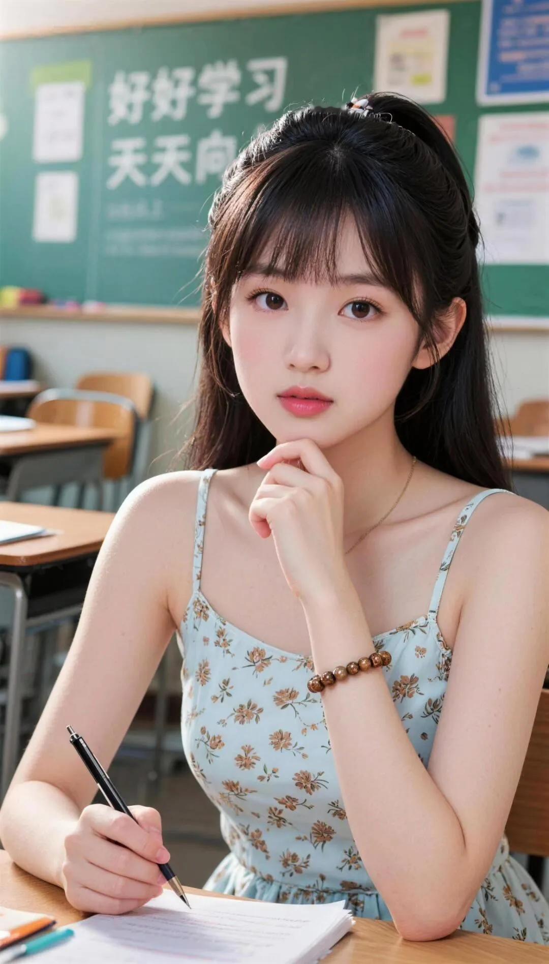 静思书海里，笔墨写春秋。