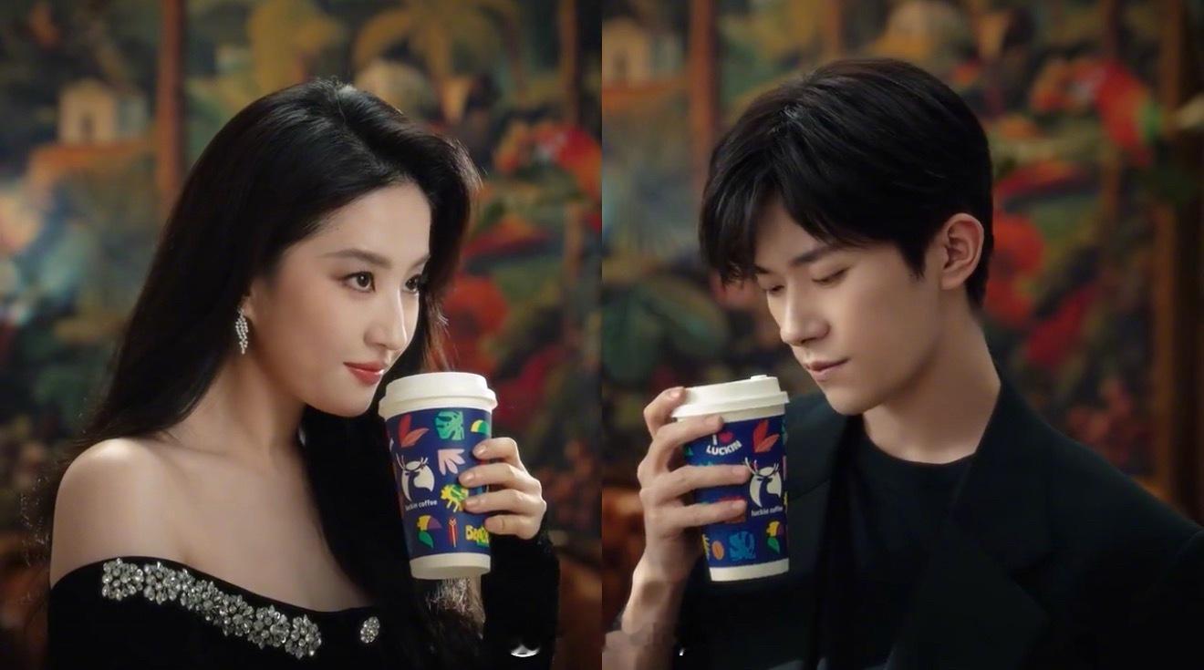 麻烦下，谁能把易烊千玺P成我啊？我想和神仙姐姐一起喝咖啡刘亦菲刘亦菲易