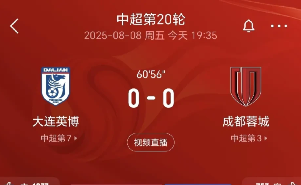 个动作应该是红牌动作，杨帅该被罚下！中超第20轮，成都蓉城客场对阵大连英博的比赛