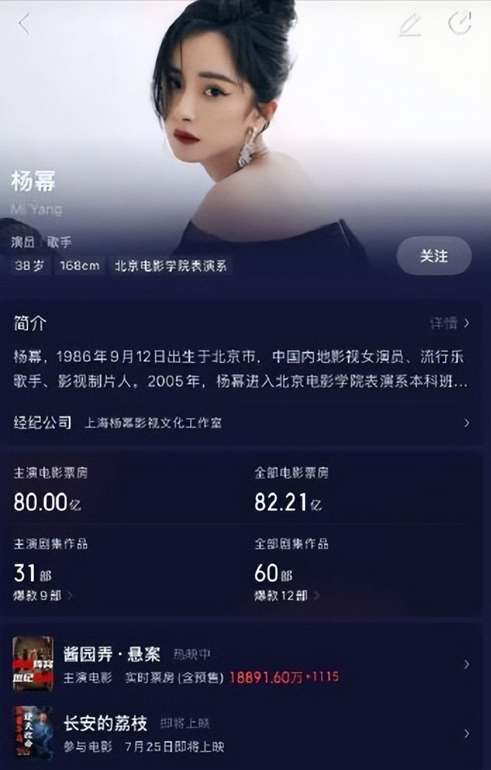 直到现在才发现杨幂是不鸣则已、一鸣惊人不宣传、不争抢，直接成了拥有80亿