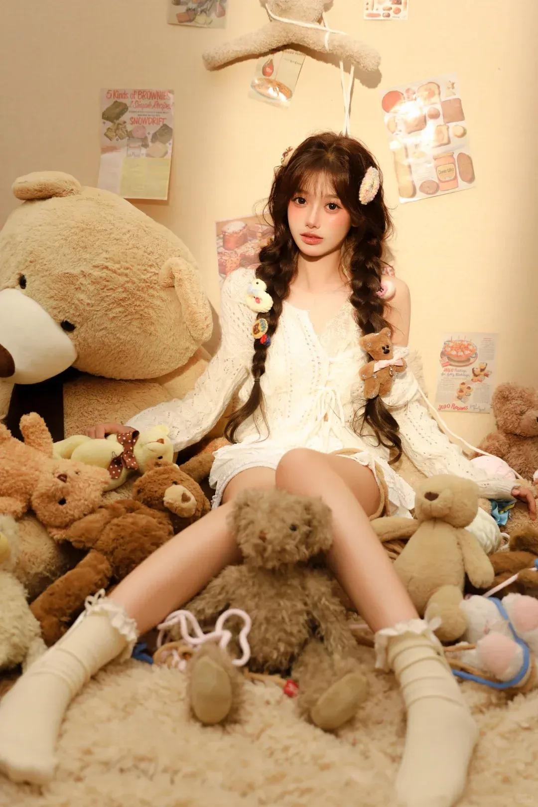 清雅脱俗的美到底长啥样？软萌治愈，暖乎乎氛围感拉满怎么穿搭会让人比较显温柔