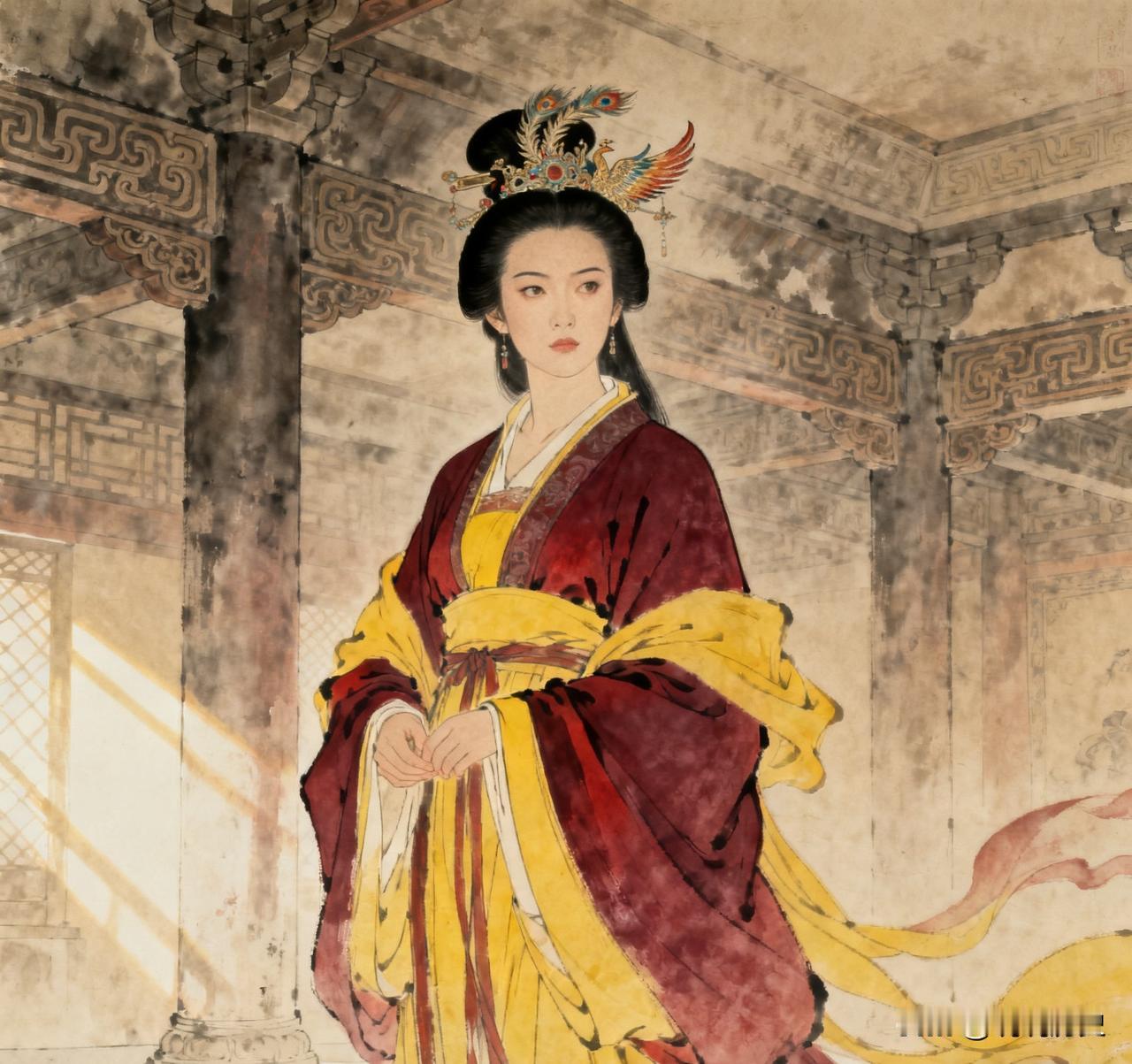 公元219年，曹丕偷偷来到伏皇后的寝宫，突然将皇后压在身下说：“别喊，别喊，日后