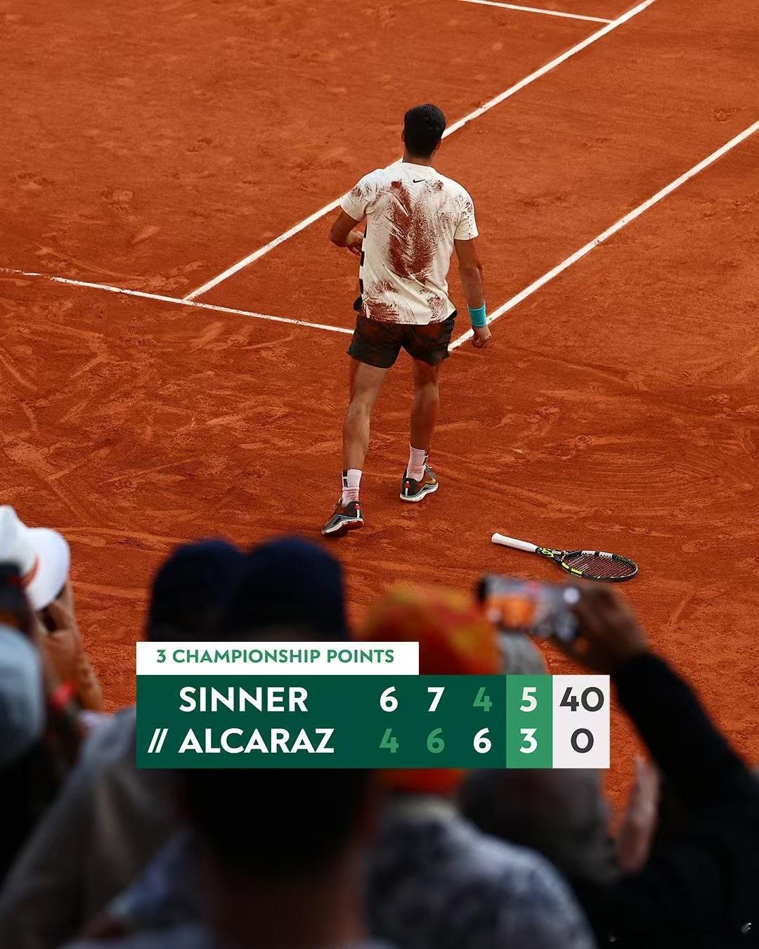 没有阿卡的法网少了很多味道啊😭阿尔卡拉斯因伤退出法网