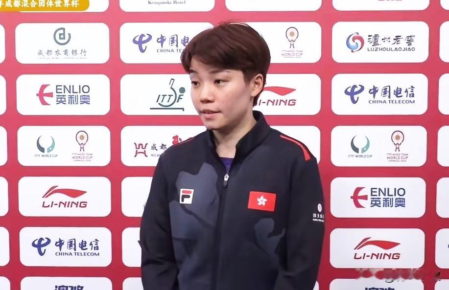 昨天中国香港8:2胜埃及，杜凯琹的采访太感人了！她说:我们队并不是强队，