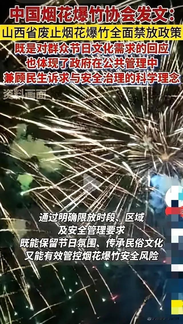 中国烟花协会，官方，亲自下场了。就为了过年“放不放炮”这点事儿。这几个字一